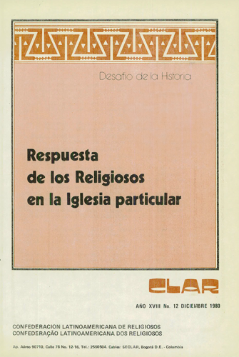 Boletín CLAR No 12 de 1980