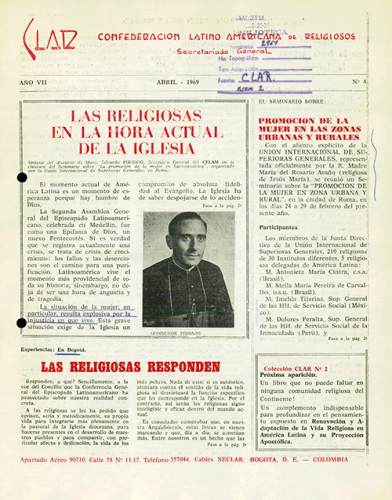 Boletín CLAR No 4 de 1969